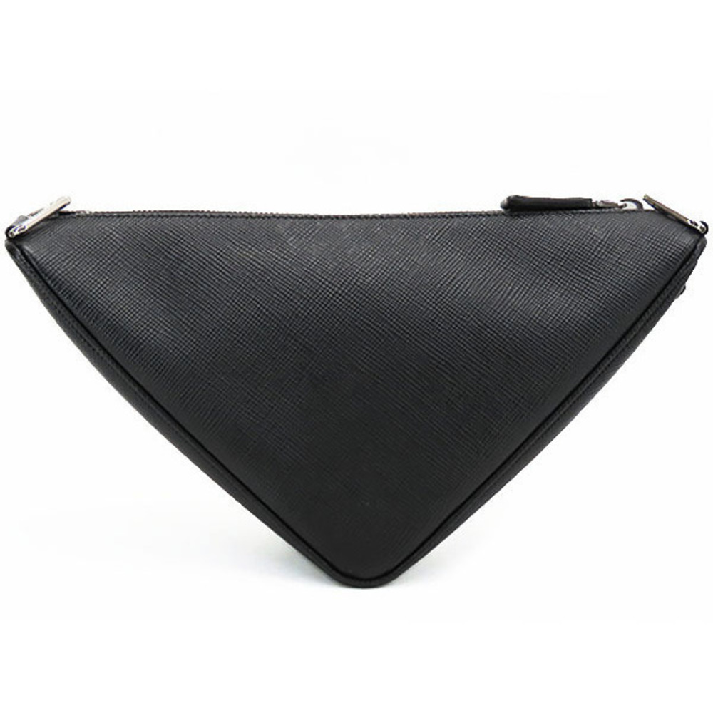Prada Saffiano Cuir Triangle Embossed Crossbody Shoulder Bag Body Handbag - Picture 3 of 10